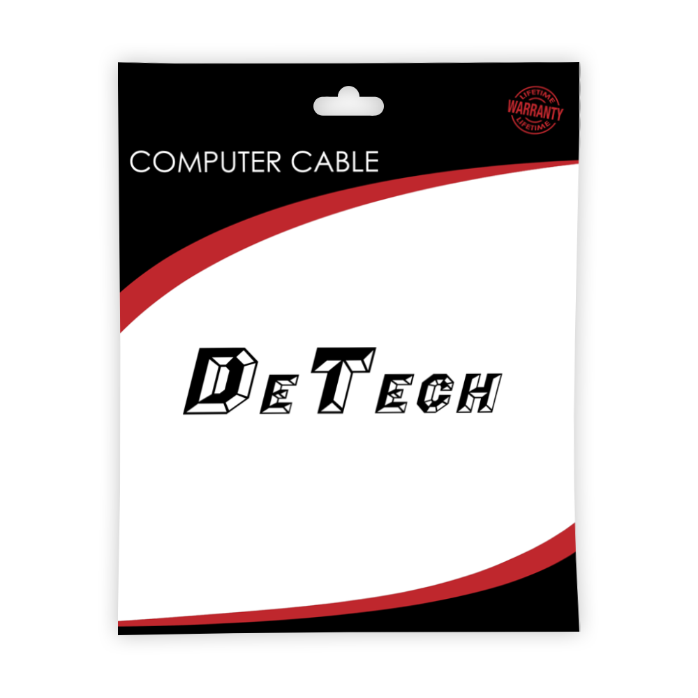 Кабел, DeTech, HDMI - HDMI M/М, 10m, Без ферит, Черен - 18309
