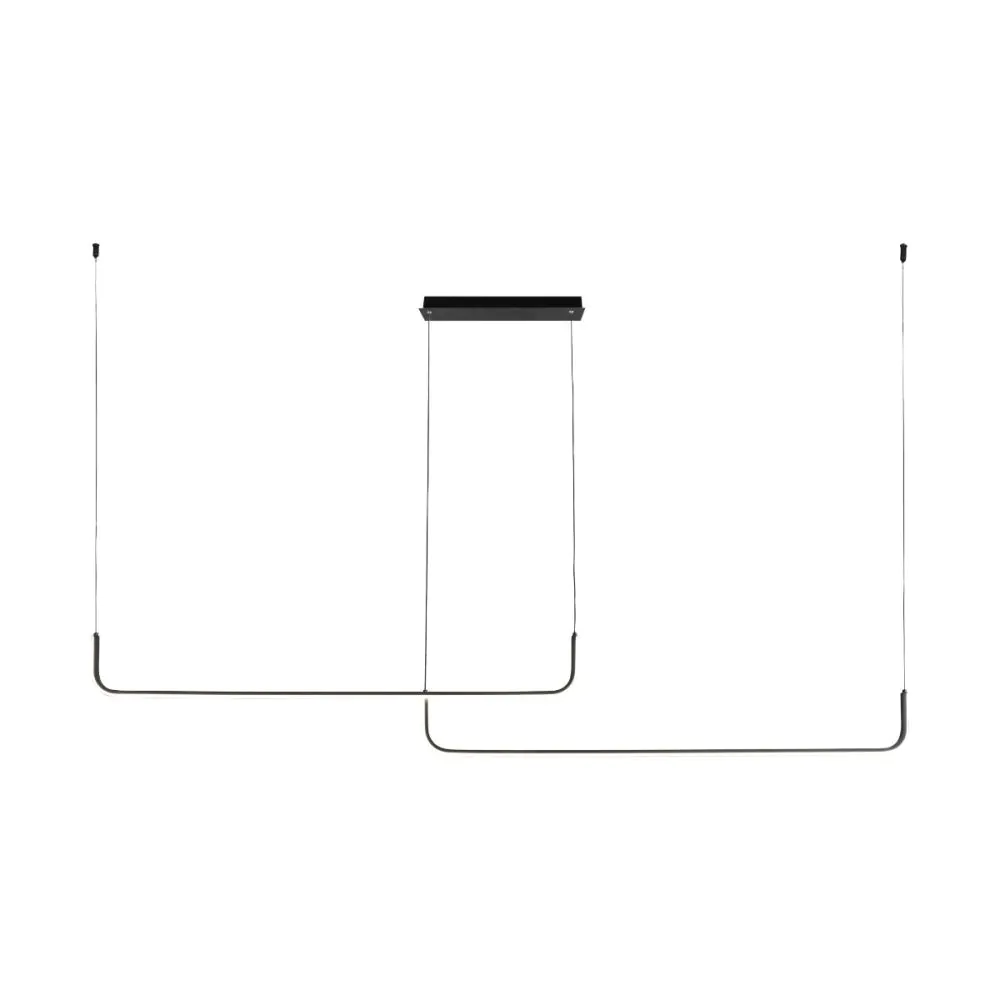 ZUMA LINE LED ПЕНДЕЛ RIKE 2023199-BK 40W CCT ЧЕРЕН