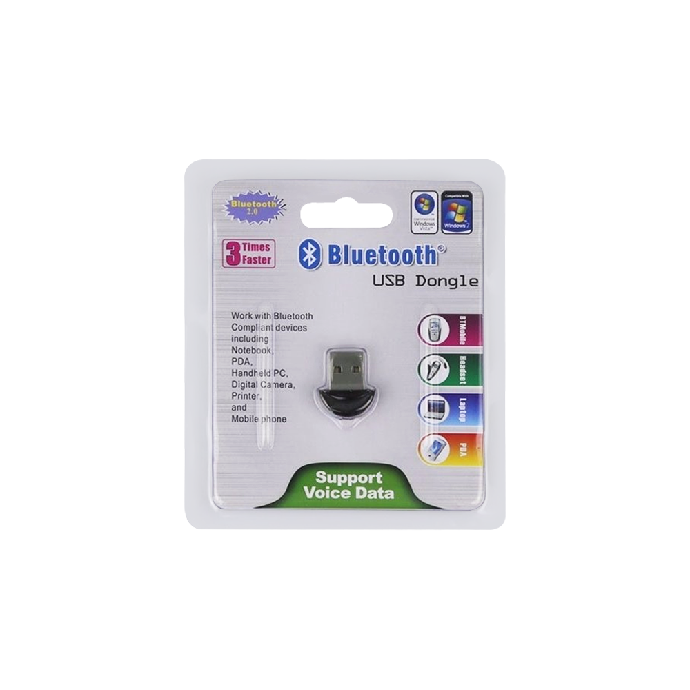 Bluetooth адаптер, No brand, V2.0, Черен - 10001