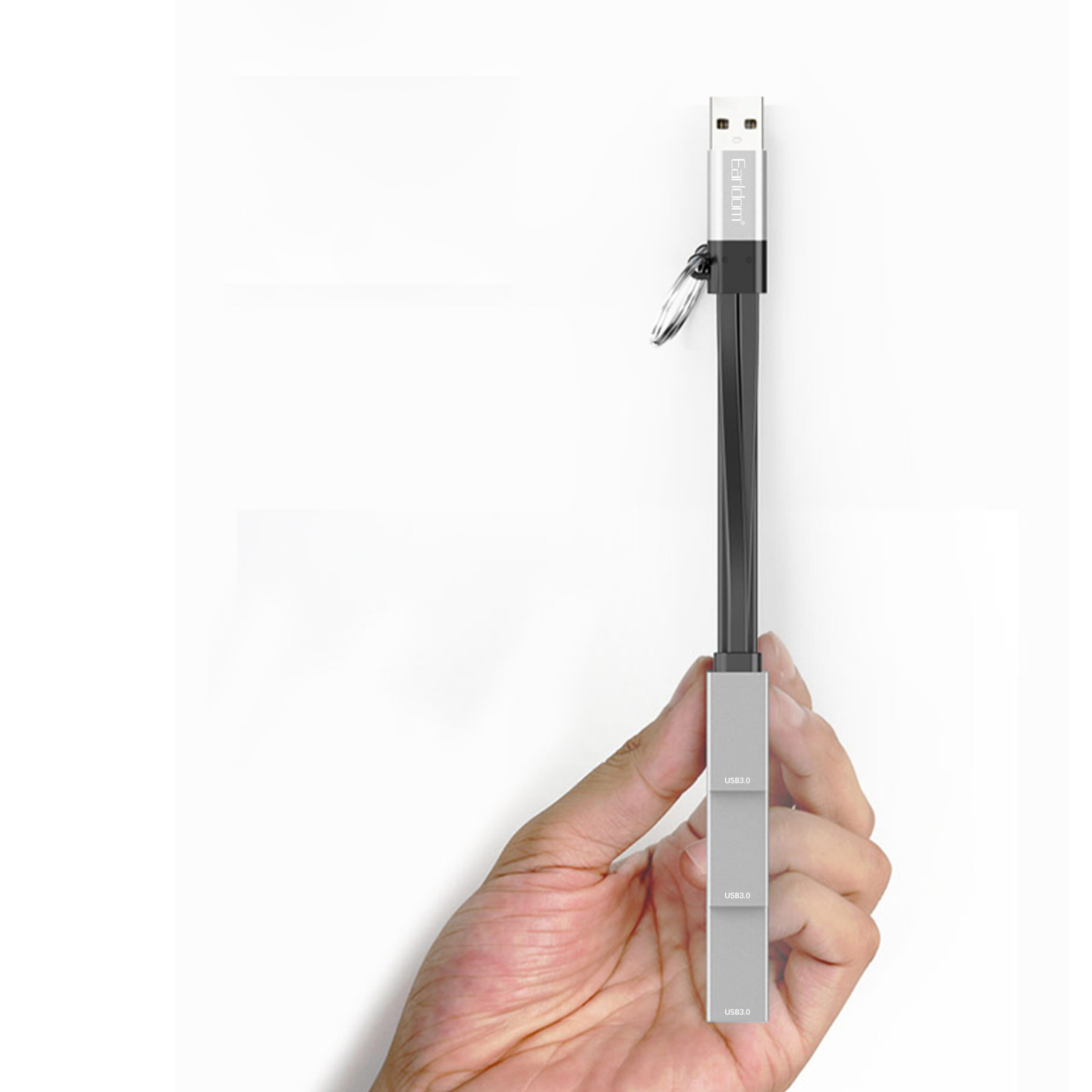 USB хъб Earldom ET-HUB15A, 3 Порта, OTG, Черен - 12066 D-12066 6 USB хъб Earldom ET-HUB15A, 3 Порта, OTG, Черен - 12066 - Image 4