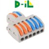 D-IL двупосочен конектор - 2P - 2 IN - 6 OUT /40 КУТИЯ/- 1 БР DIL-12089