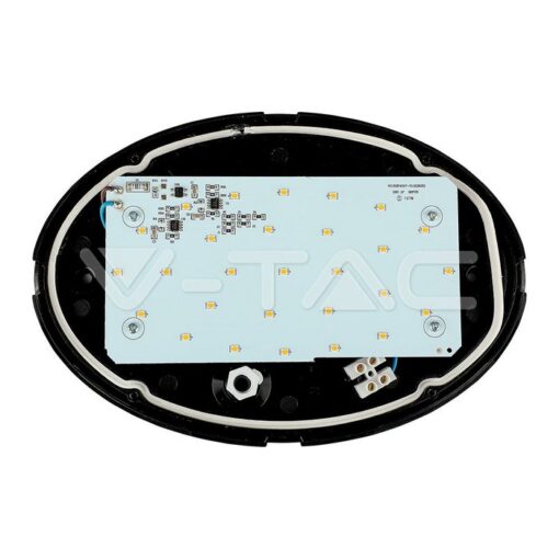 12w Led Овално Тяло Външен Монтаж Черно Тяло Ip66 Топло Бяла Светлина - 1350 - Image 5