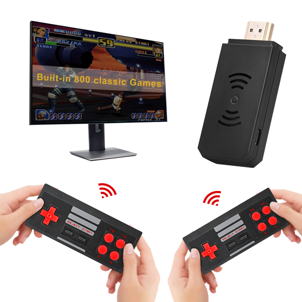 Игрова конзола No brand D600, 800 Вградени игри, HDMI, Черен - 13032 D-13032 4 Игрова конзола No brand D600, 800 Вградени игри, HDMI, Черен - 13032 - Image 2