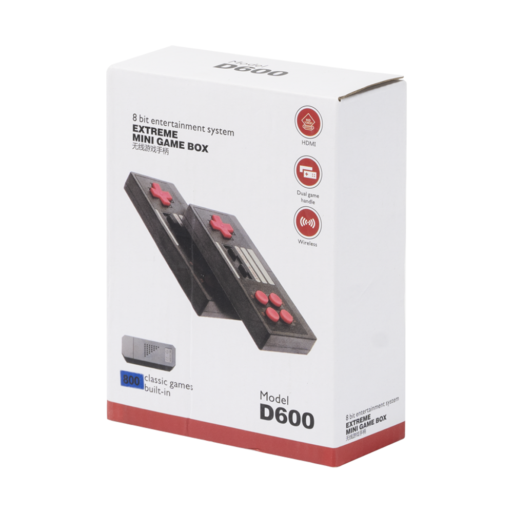 Игрова конзола No brand D600, 800 Вградени игри, HDMI, Черен - 13032 D-13032 8 Игрова конзола No brand D600, 800 Вградени игри, HDMI, Черен - 13032 - Image 6
