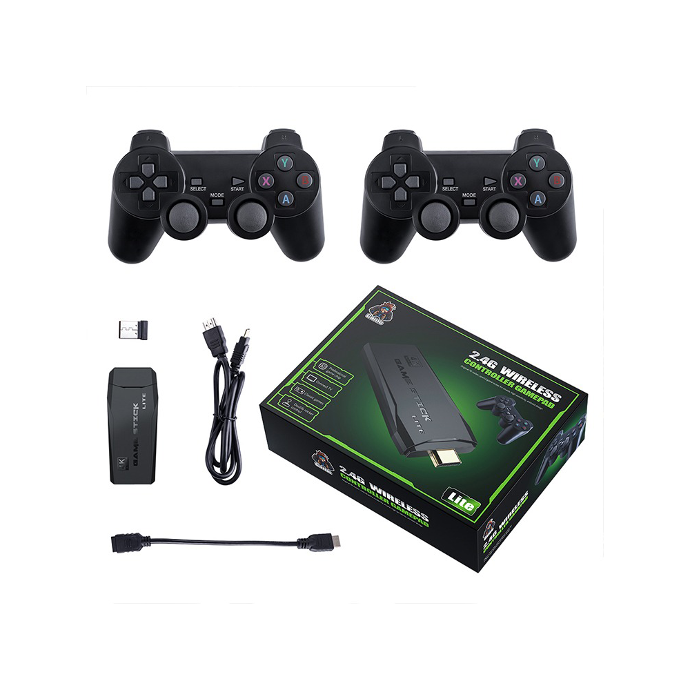 Игрова конзола No brand D600, 10000 Вградени игри, HDMI, Черен - 13042