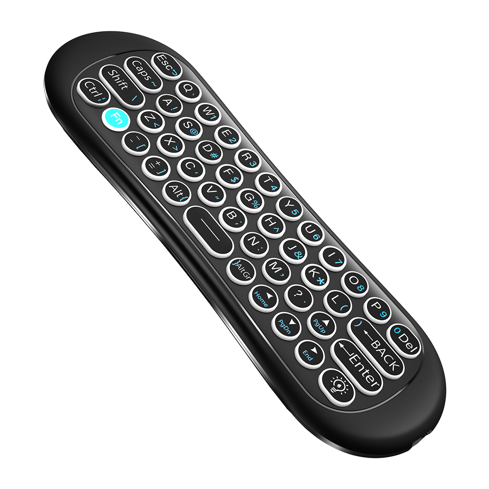 Универсално дистанционно No brand R2, Air mouse, USB 2.4GHz, Микрофон, IR програмируемо, Черен - 13043 D-13043 5 Универсално дистанционно No brand R2, Air mouse, USB 2.4GHz, Микрофон, IR програмируемо, Черен - 13043 - Image 3