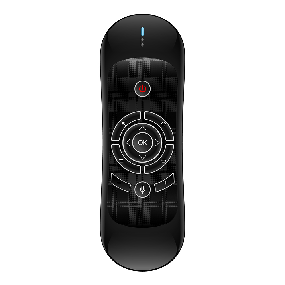 Универсално дистанционно No brand R2, Air mouse, USB 2.4GHz, Микрофон, IR програмируемо, Черен - 13043 D-13043 4 Универсално дистанционно No brand R2, Air mouse, USB 2.4GHz, Микрофон, IR програмируемо, Черен - 13043 - Image 2