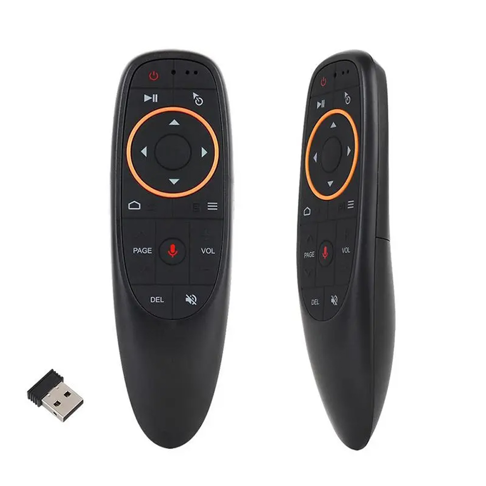 Универсално дистанционно No brand G10, Air mouse, USB 2.4GHz, Микрофон, IR програмируемо, Черен - 13051 D-13051 4 Универсално дистанционно No brand G10, Air mouse, USB 2.4GHz, Микрофон, IR програмируемо, Черен - 13051 - Image 3