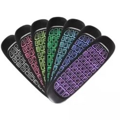 Универсално дистанционно No brand C120, Air mouse, USB 2.4GHz, Микрофон, Черен - 13052 D-13052
