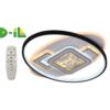LED ПЛАФОН 100W / 3 SQUARE - BLURRED/ - С ДИСТАНЦИОННО DIL-13083