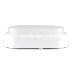8w Led Плафон Ip54 Бяло Тяло Овал 3000k - 1311 VTAC-1311