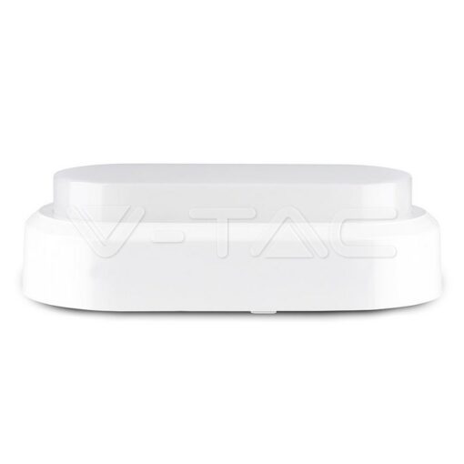 8w Led Плафон Ip54 Бяло Тяло Овал 3000k - 1311 - Image 3