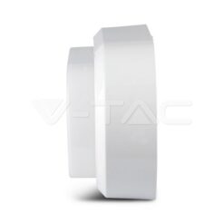 8w Led Плафон Ip54 Бяло Тяло Овал 3000k - 1311 VTAC-1311