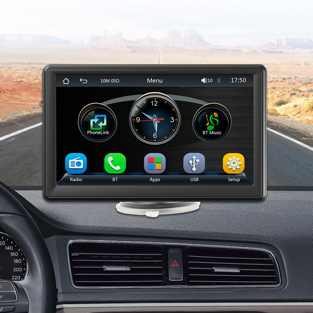 Преносим CarPlay / Android Auto дисплей No brand X500L, 7", За автомобил - 13309 D-13309 17 Преносим CarPlay / Android Auto дисплей No brand X500L, 7", За автомобил - 13309 - Image 15