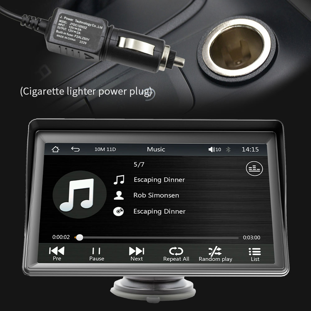 Преносим CarPlay / Android Auto дисплей No brand X600W, 7", За автомобил - 13310 D-13310 12 Преносим CarPlay / Android Auto дисплей No brand X600W, 7", За автомобил - 13310 - Image 10
