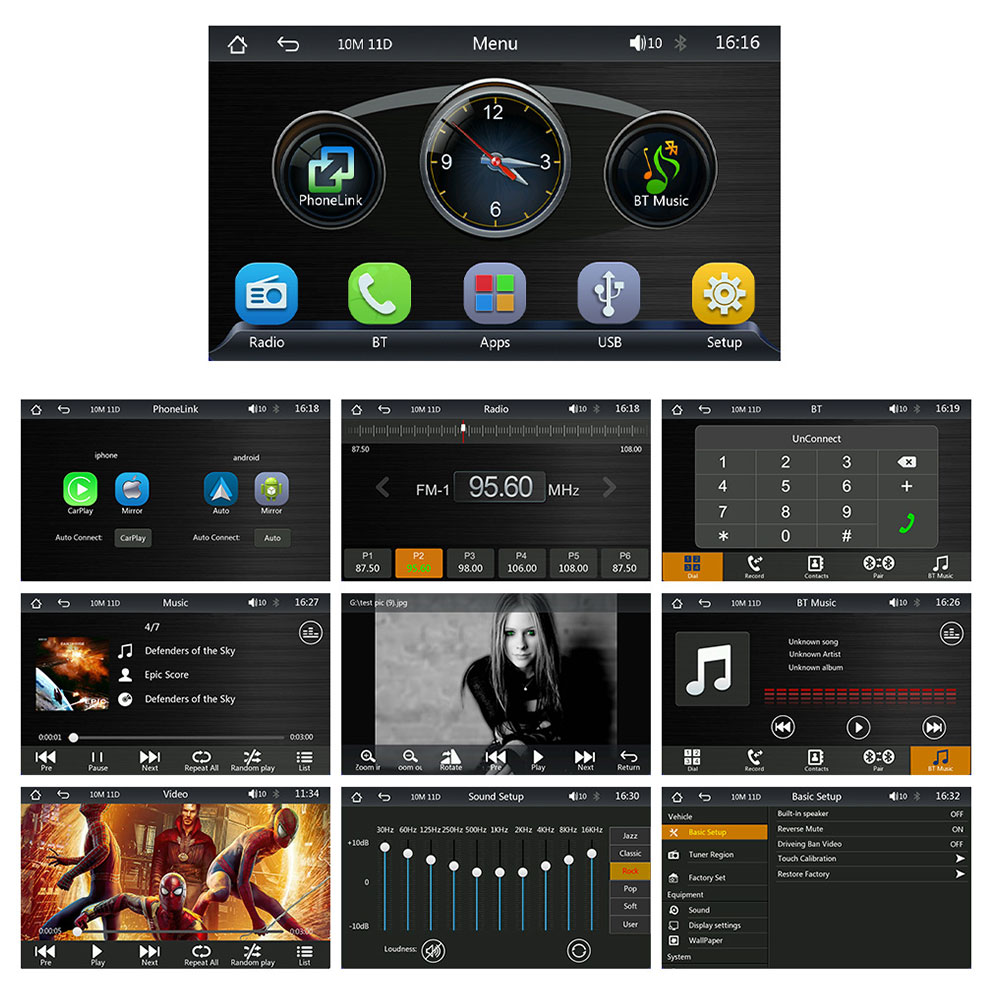 Преносим CarPlay / Android Auto дисплей No brand X600L, 7", За автомобил - 13311 D-13311 15 Преносим CarPlay / Android Auto дисплей No brand X600L, 7", За автомобил - 13311 - Image 13