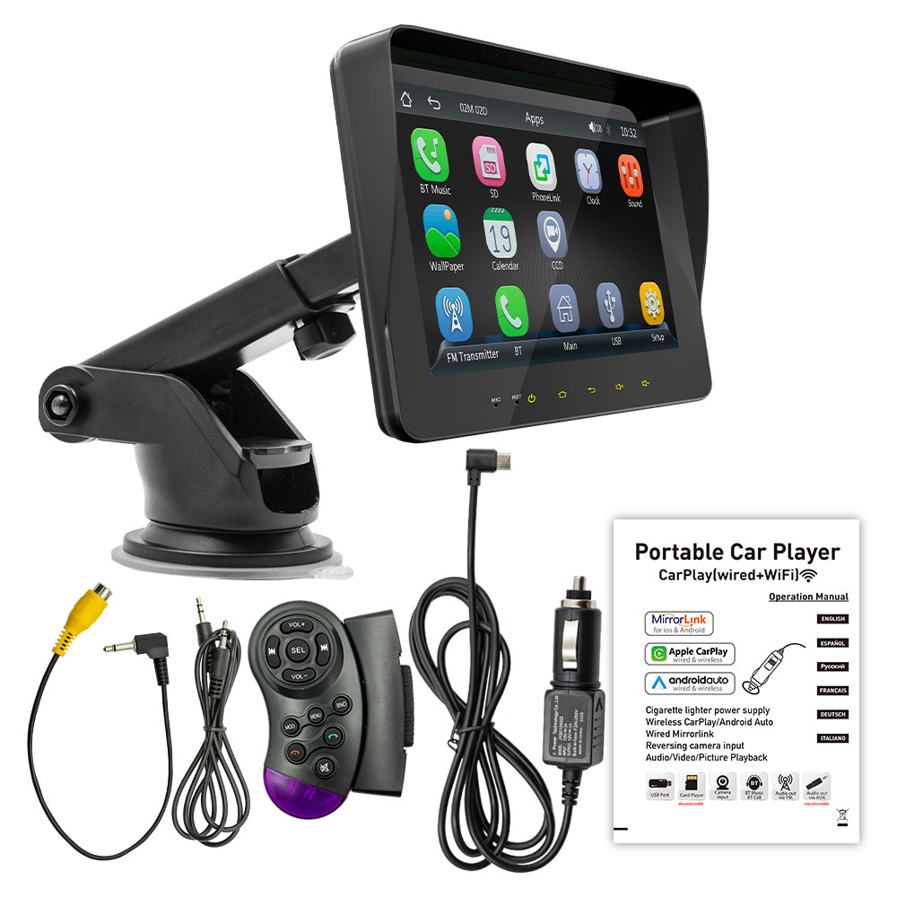 Преносим CarPlay / Android Auto дисплей No brand X5310L, 7", За автомобил - 13313 D-13313 9 Преносим CarPlay / Android Auto дисплей No brand X5310L, 7", За автомобил - 13313 - Image 7