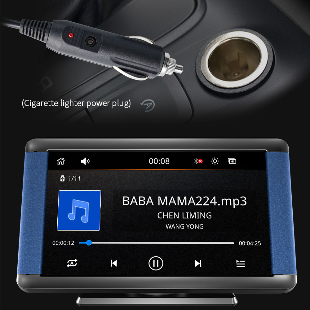 Преносим CarPlay / Android Auto дисплей No brand X300L, 7", За автомобил - 13314 D-13314 9 Преносим CarPlay / Android Auto дисплей No brand X300L, 7", За автомобил - 13314 - Image 7
