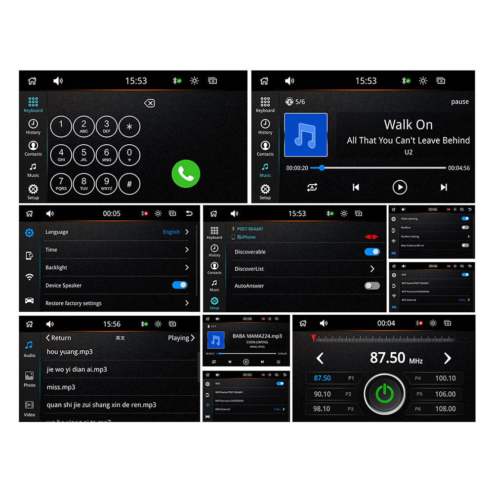 Преносим CarPlay / Android Auto дисплей No brand X300L, 7", За автомобил - 13314 D-13314 11 Преносим CarPlay / Android Auto дисплей No brand X300L, 7", За автомобил - 13314 - Image 9