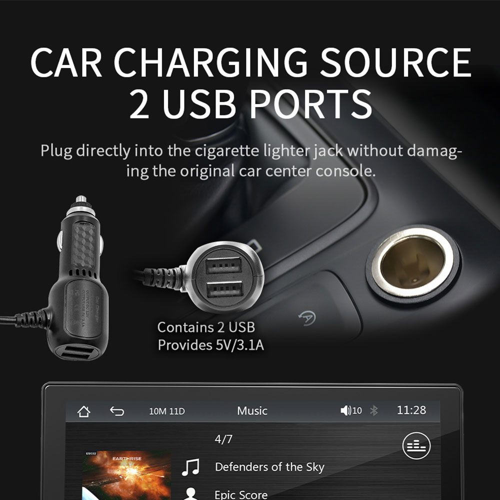 Преносим CarPlay / Android Auto дисплей No brand X5305L, 9", За автомобил - 13315 D-13315 10 Преносим CarPlay / Android Auto дисплей No brand X5305L, 9", За автомобил - 13315 - Image 8