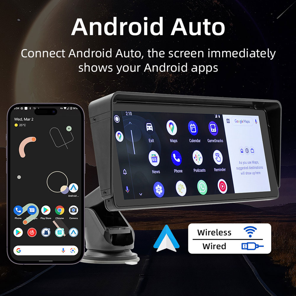Преносим CarPlay / Android Auto дисплей No brand X5313, 10.26", За кола - 13318 D-13318 17 Преносим CarPlay / Android Auto дисплей No brand X5313, 10.26", За кола - 13318 - Image 15