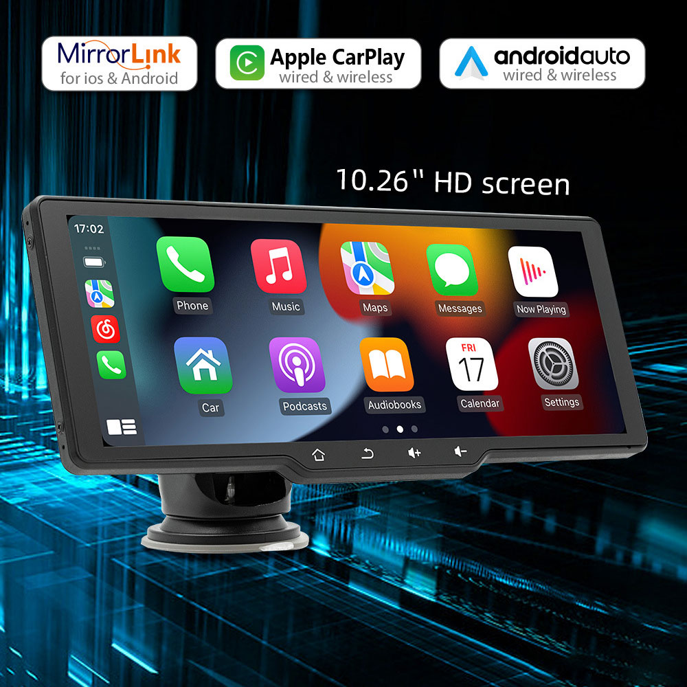 Преносим CarPlay / Android Auto дисплей No brand, X5314, 10.26", За автомобил - 13320 D-13320 7 Преносим CarPlay / Android Auto дисплей No brand, X5314, 10.26", За автомобил - 13320 - Image 5