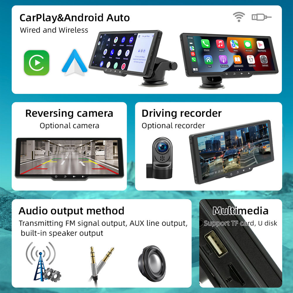 Преносим CarPlay / Android Auto дисплей No brand, X5314, 10.26", За автомобил - 13320 D-13320 9 Преносим CarPlay / Android Auto дисплей No brand, X5314, 10.26", За автомобил - 13320 - Image 7