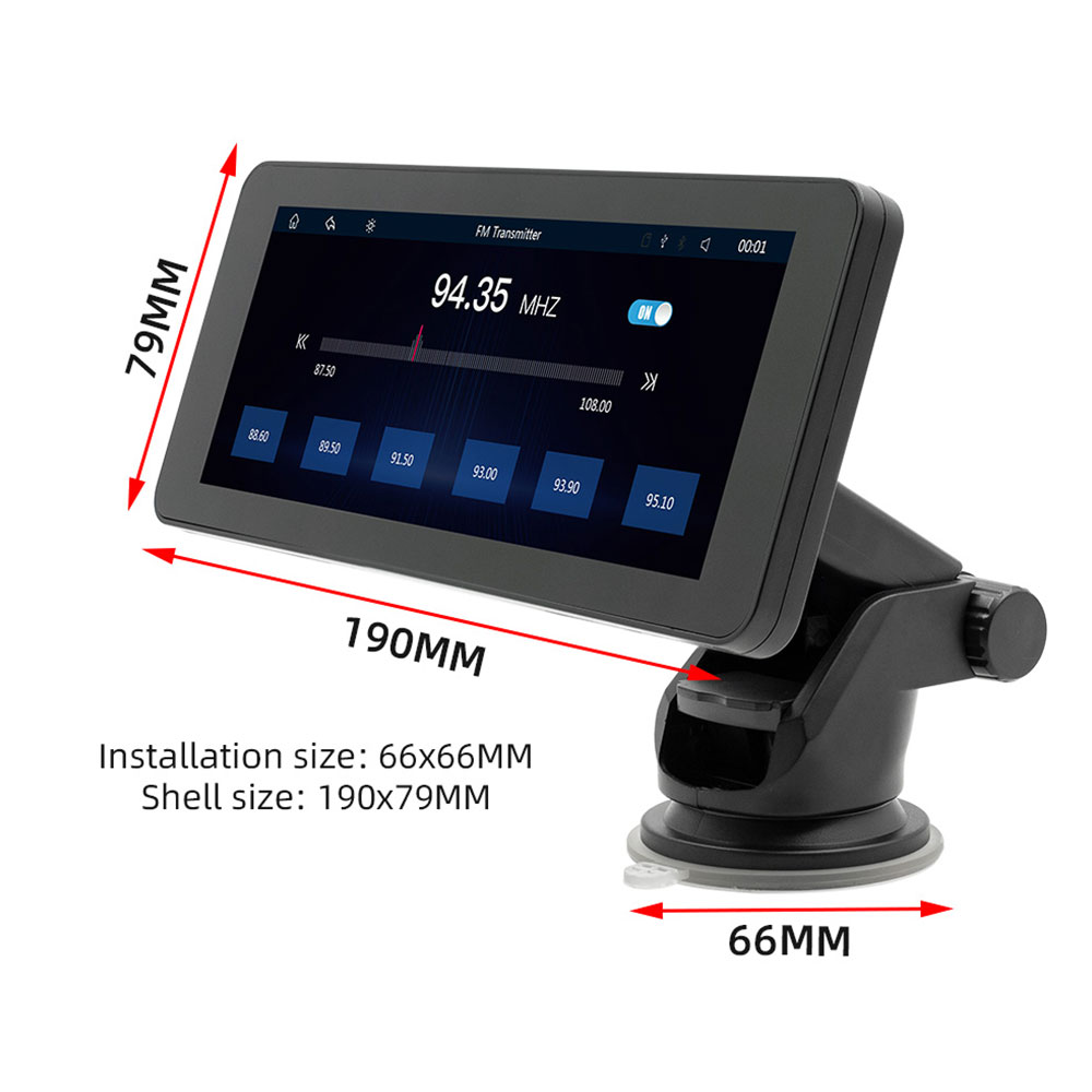 Преносим CarPlay / Android Auto дисплей No brand, X5368, 6.86", За автомобил - 13327 D-13327 10 Преносим CarPlay / Android Auto дисплей No brand, X5368, 6.86", За автомобил - 13327 - Image 8