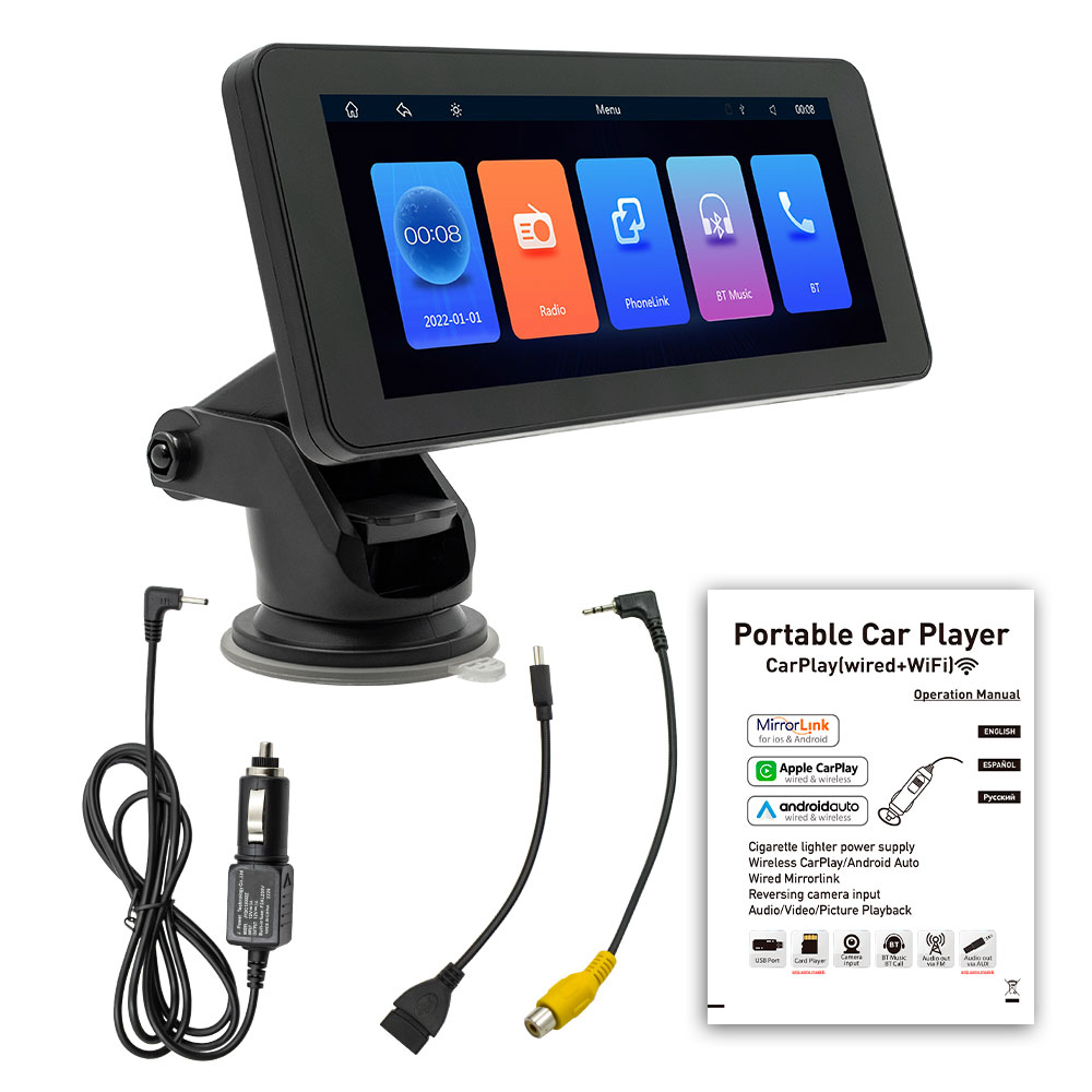 Преносим CarPlay / Android Auto дисплей No brand, X5368, 6.86", За автомобил - 13327 D-13327 8 Преносим CarPlay / Android Auto дисплей No brand, X5368, 6.86", За автомобил - 13327 - Image 6