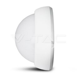 12w Led Овално Тяло Външен Монтаж Бяло Тяло Ip66 Топло Бяла Светлина - 1351 VTAC-1351