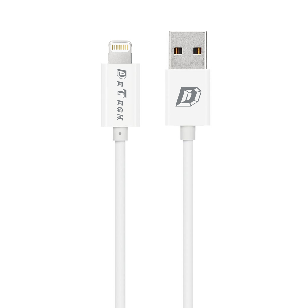 Мрежово зарядно устройство, DeTech, DE-11i, 5V/1A, 220V,1 x USB, С Lightning кабел, 1.0m, Бял - 14116 D-14116 4 Мрежово зарядно устройство, DeTech, DE-11i, 5V/1A, 220V,1 x USB, С Lightning кабел, 1.0m, Бял - 14116 - Image 2