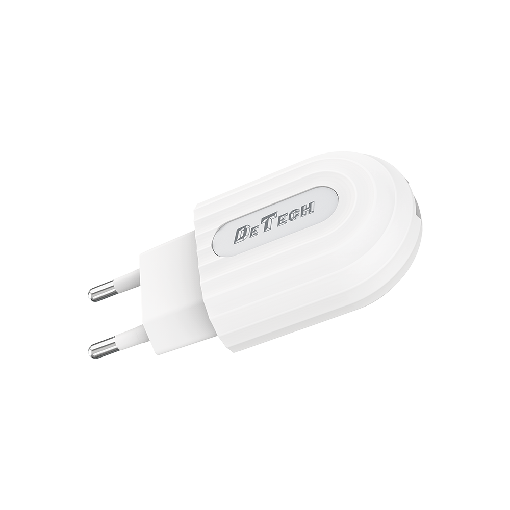 Мрежово зарядно устройство DeTech DE-28i, 5V/2.1A, 220V,1 x USB, С Lightning кабел, 1.0m, Бял - 14134 D-14134 8 Мрежово зарядно устройство DeTech DE-28i, 5V/2.1A, 220V,1 x USB, С Lightning кабел, 1.0m, Бял - 14134 - Image 6