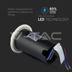 1w Led Step Light 3000k White1 VTAC-1469