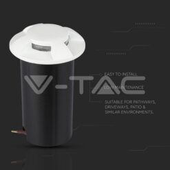 1w Led Step Light 3000k White1 VTAC-1469