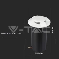 1w Led Step Light 3000k White1 VTAC-1469