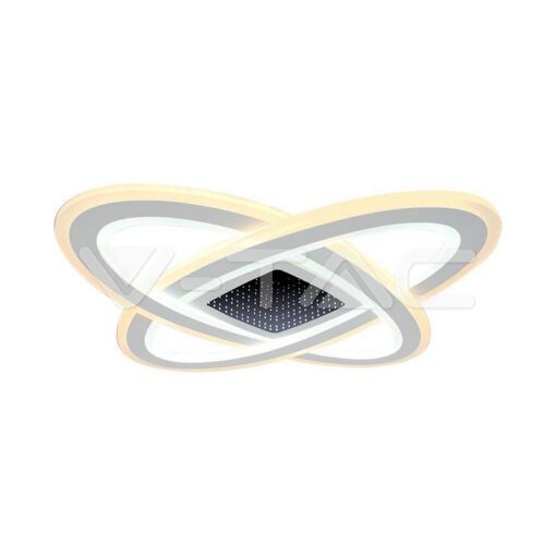 130w Led Осветител За Таван (62*62*5cm) Cct: 3000k+6000k Димираща + Дистанционно