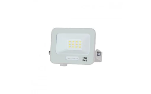 LED SMD ПРОЖЕКТОР БЯЛ 10W 90lm/W AC180-265V 120° IP65 3000K – 15cm КАБЕЛ