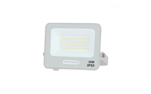 LED SMD ПРОЖЕКТОР БЯЛ 30W 90lm/W AC180-265V 120° IP65 4000K – 15cm КАБЕЛ