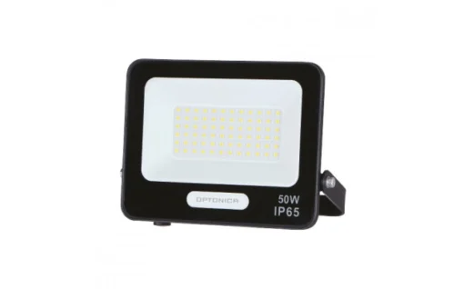 LED SMD ПРОЖЕКТОР ЧЕРЕН 50W 90lm/W AC180-265V 120° IP65 3000K – 15cm КАБЕЛ