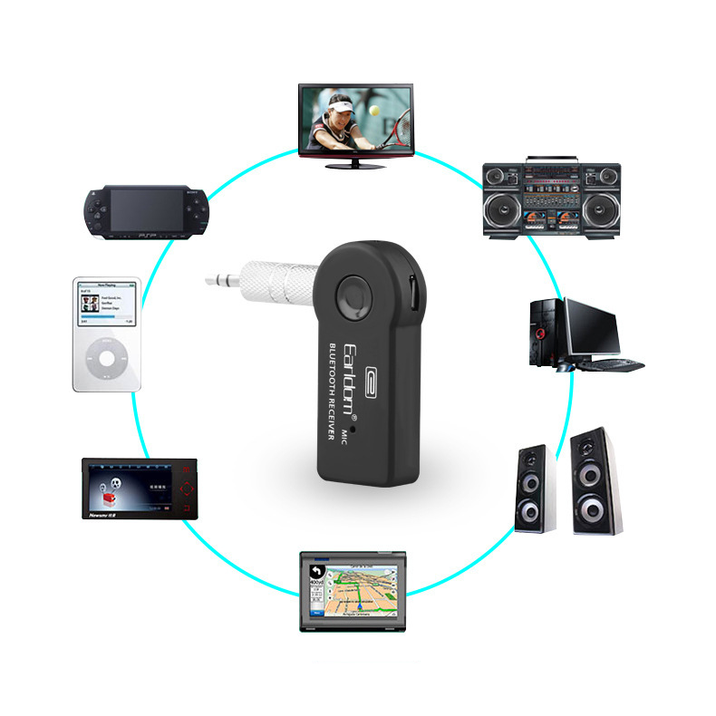 FM Трансмитер, Earldom, M6, 3.5mm, Bluetooth, Черен – 17270