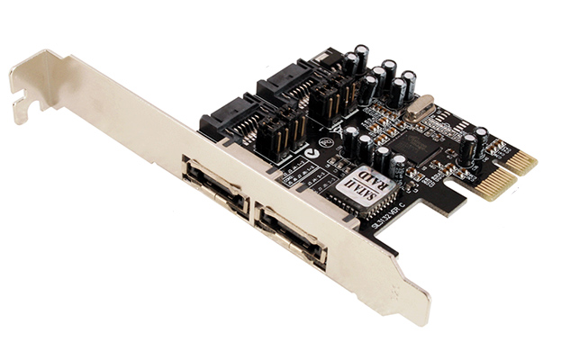 Платка eSATA и SATA PCIe Adapter Card No brand -17476 D-17476 2 Платка eSATA и SATA PCIe Adapter Card No brand -17476