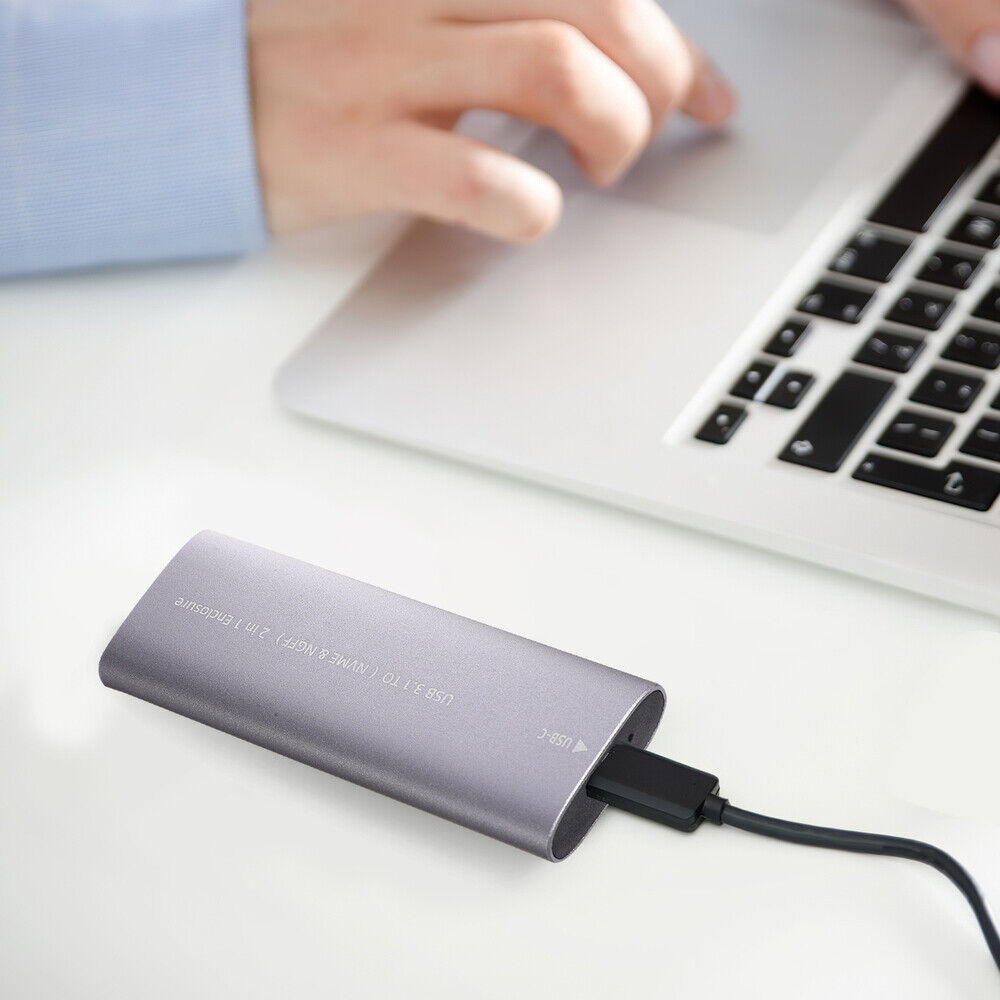 Кутия за SSD No brand SHL-R320, USB 3.1 - M.2 SATA+NVME, Сив - 17756 D-17756 5 Кутия за SSD No brand SHL-R320, USB 3.1 - M.2 SATA+NVME, Сив - 17756 - Image 3