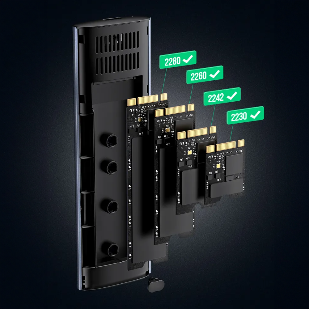 Кутия за SSD No brand SHL-R320, USB 3.1 - M.2 SATA+NVME, Сив - 17756 D-17756 8 Кутия за SSD No brand SHL-R320, USB 3.1 - M.2 SATA+NVME, Сив - 17756 - Image 6