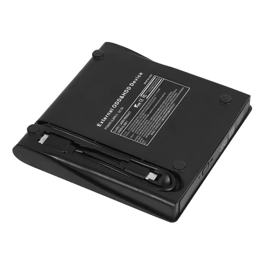 Външно оптично устройство No brand, CD/DVD, Черен - 17866 D-17866 4 Външно оптично устройство No brand, CD/DVD, Черен - 17866 - Image 3
