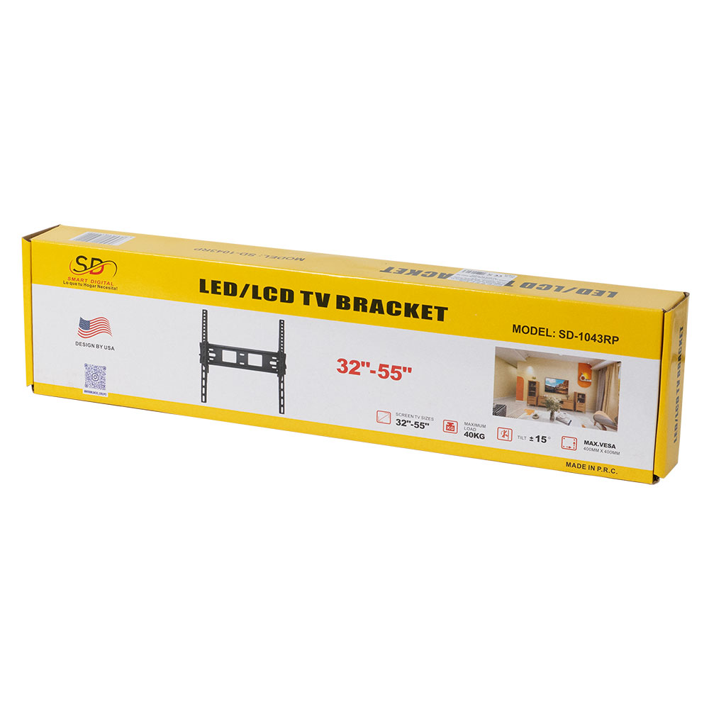 Стойка за телевизор No brand, За стена, Накланяща, До 55", Черен - 17918 D-17918 6 Стойка за телевизор No brand, За стена, Накланяща, До 55", Черен - 17918 - Image 4