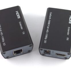 Удължител No brand HDMI-CAT-HDMI 60M, черен - 18228