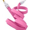 Аудио кабел DeTech 3.5mm М/М, Flat, 1m -18235 D-18361