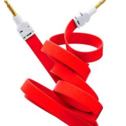 Аудио кабел DeTech 3.5mm М/М, Flat, 1m -18235 D-18235