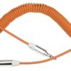 Аудио кабел DeTech, Eластичен, 3.5mm, 1m - 18239 D-40275 2 Аудио кабел DeTech, Eластичен, 3.5mm, 1m - 18239 D-40275
