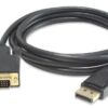 Кабел DeTech DP DVI M/M, 14+1 cooper,1.8м, Черен - 18276 D-18277